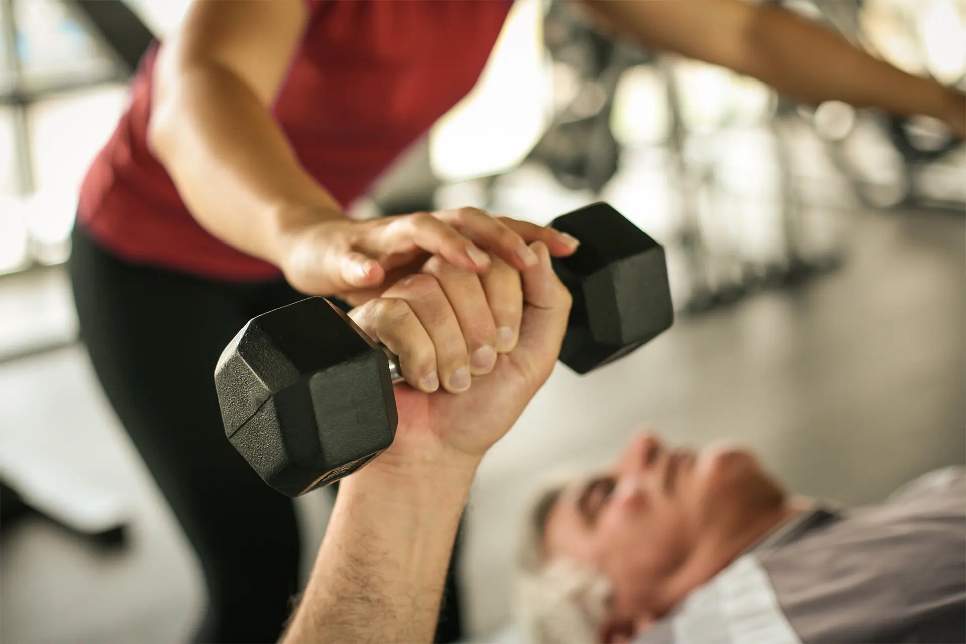 man working fitness and exercise