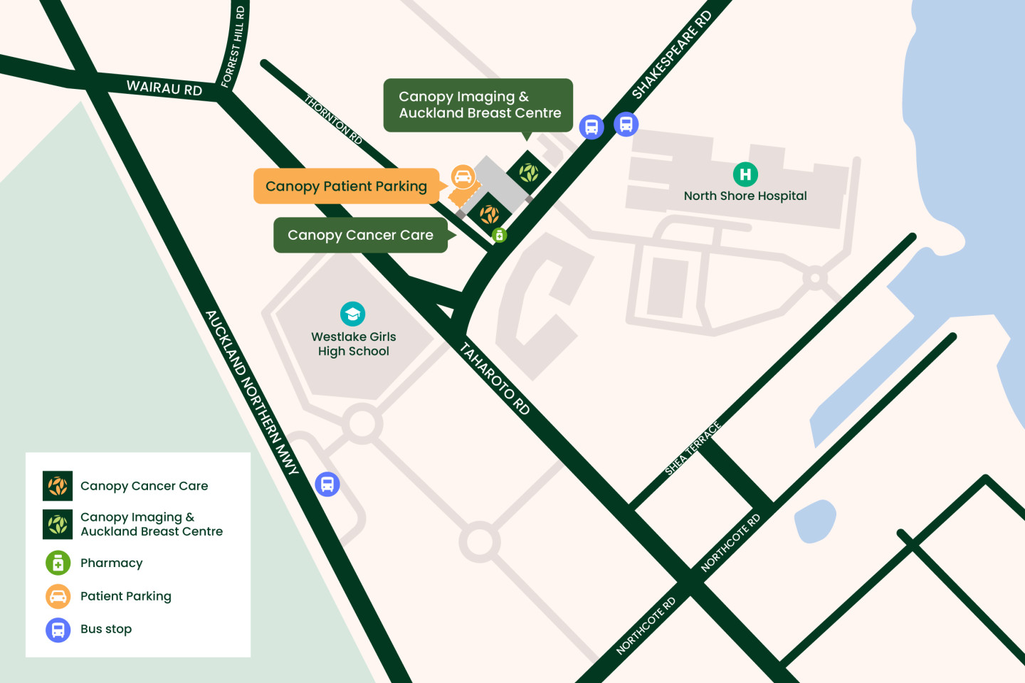 CCC North Shore Map